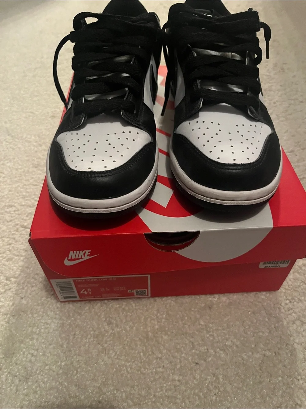 Nike Black and White Low-Top Sneakers